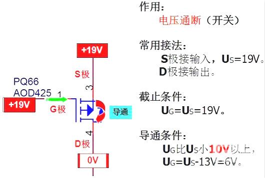 場效應管電路圖符號