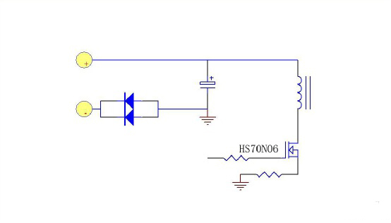 二極管防反接保護電路