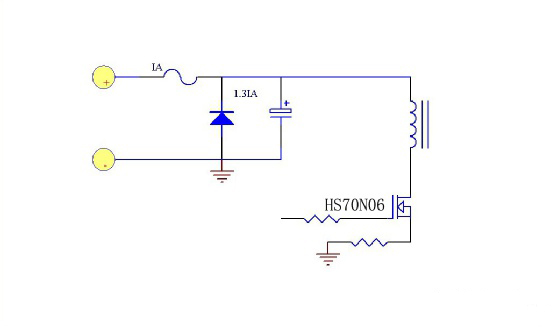 二極管防反接保護電路