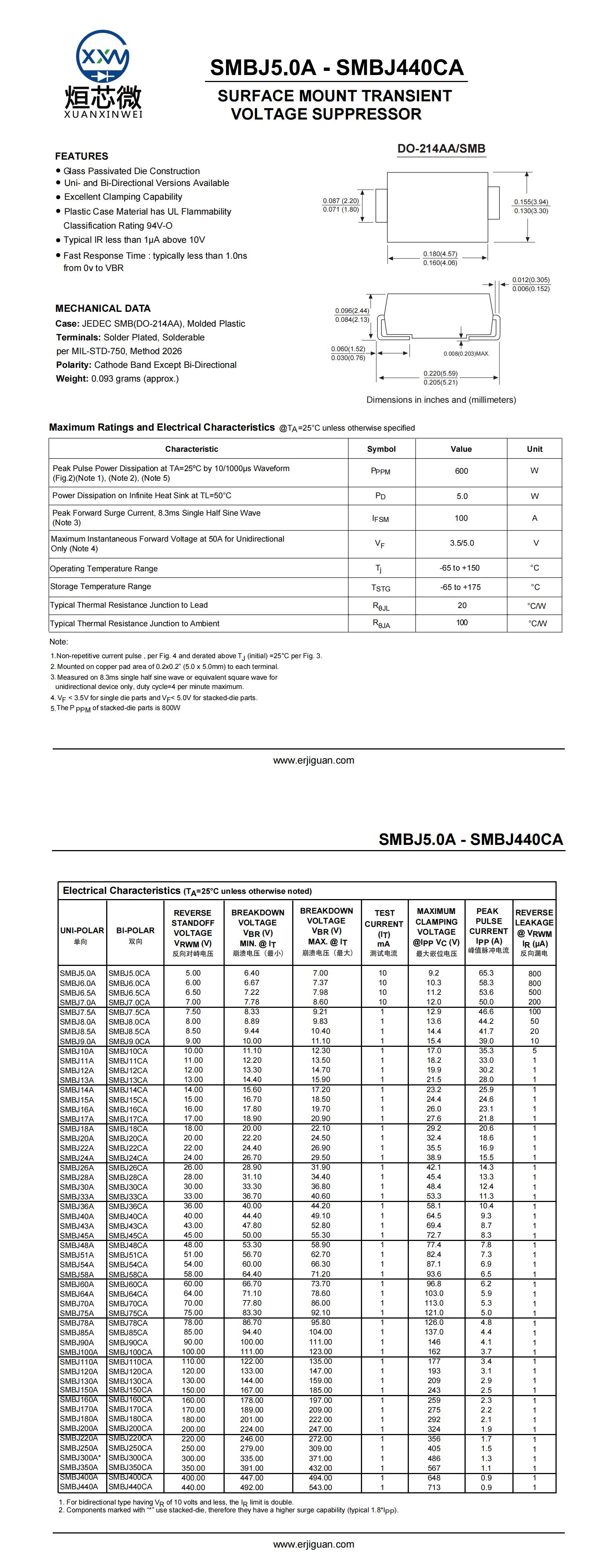 SMBJ6.0A