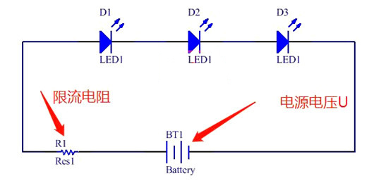 發(fā)光二極管 限流電阻