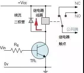 繼電器續流二極管選擇