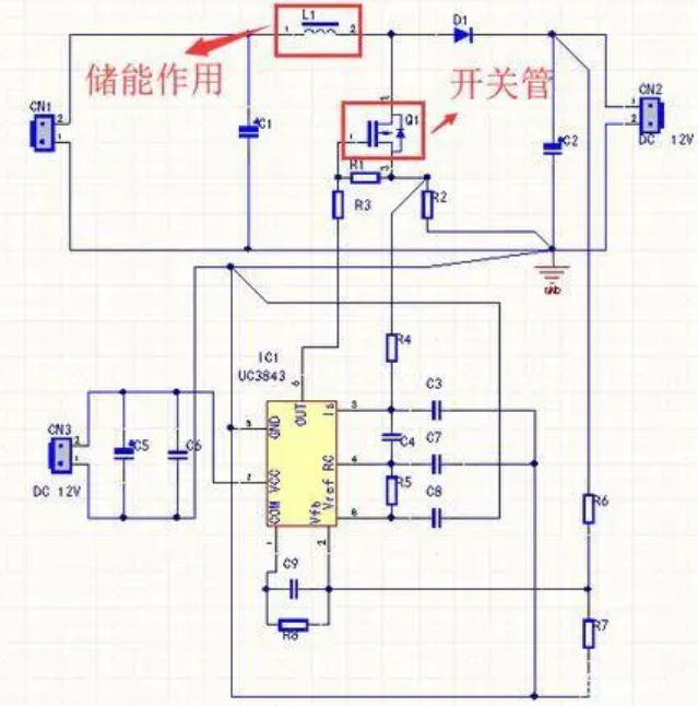 Boost升壓型DC-DC轉換電路